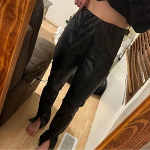 Steve Madden L leather pants